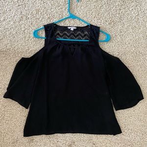 Candies blouse cold shoulder top.